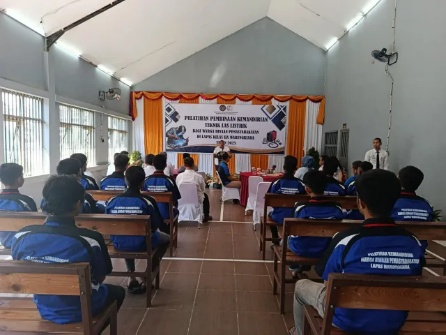 Lapas Kelas IIA Warungkiara Gelar Pembukaan Pelatihan Teknik Las Listrik Bagi Warga Binaan