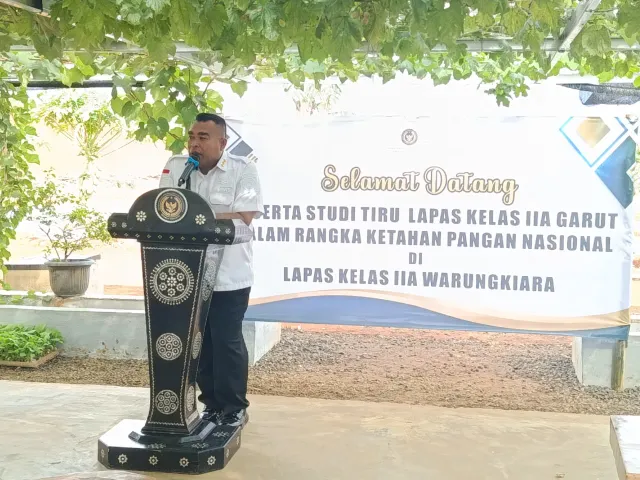 Studi Tiru Lapas Garut Tinjau Ketahanan Pangan di Lapas Kelas IIA Warungkiara