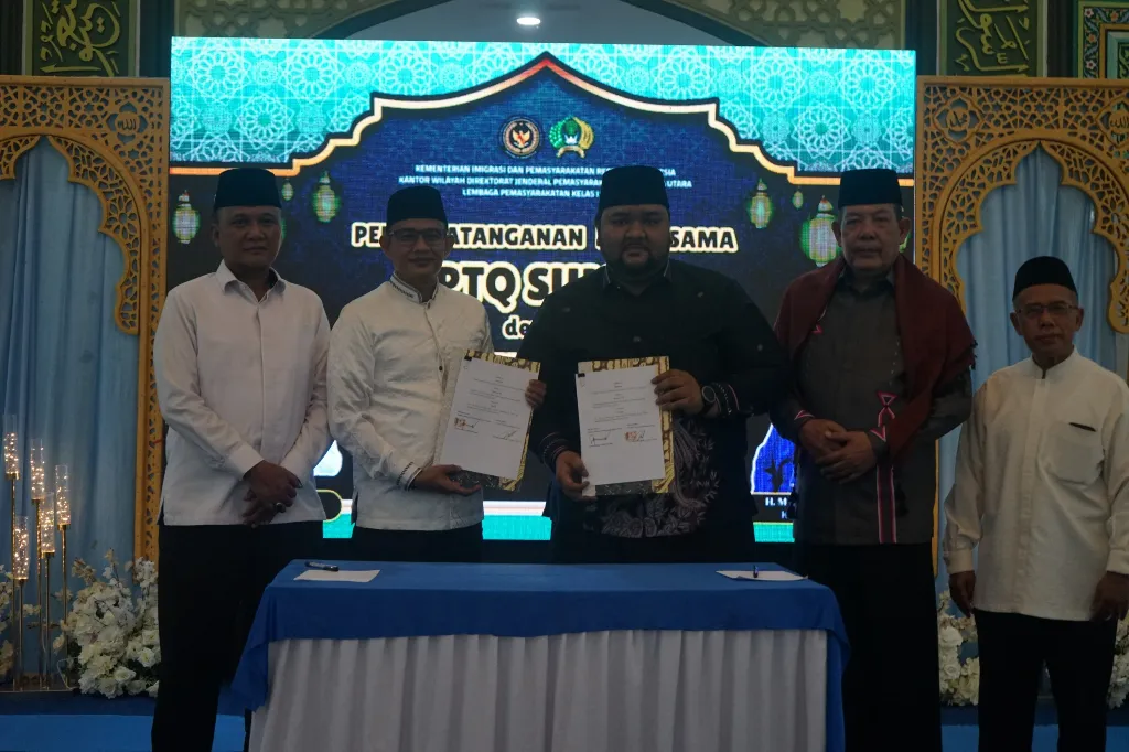 Jeruji Besi Tak Jadi Halangan Bagi WBP Lapas I Medan, Kakanwil Ditjenpas Sumut Buka Pembinaan Tahfizh di Momen Ramadan