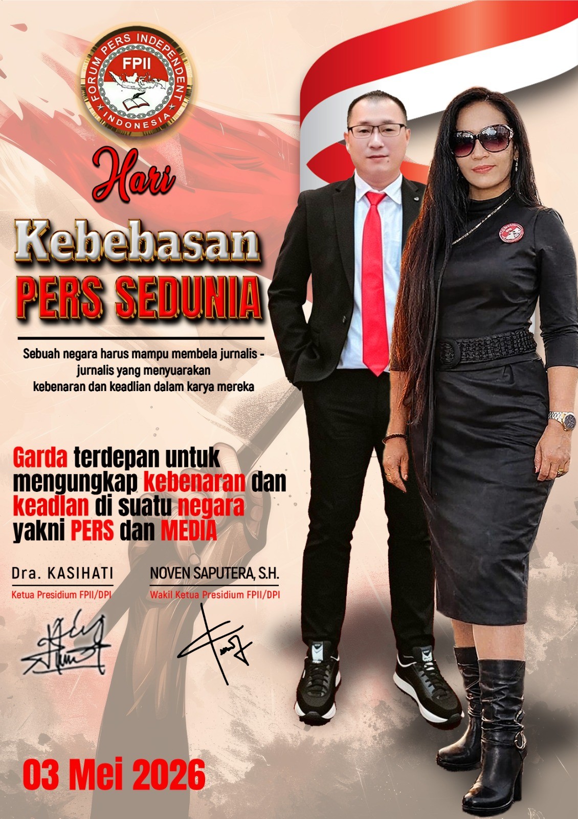 Ketua FPII “Guncang” Rezim: Stop Kriminalisasi Jurnalis, Pers Adalah Panglima Kebenaran !