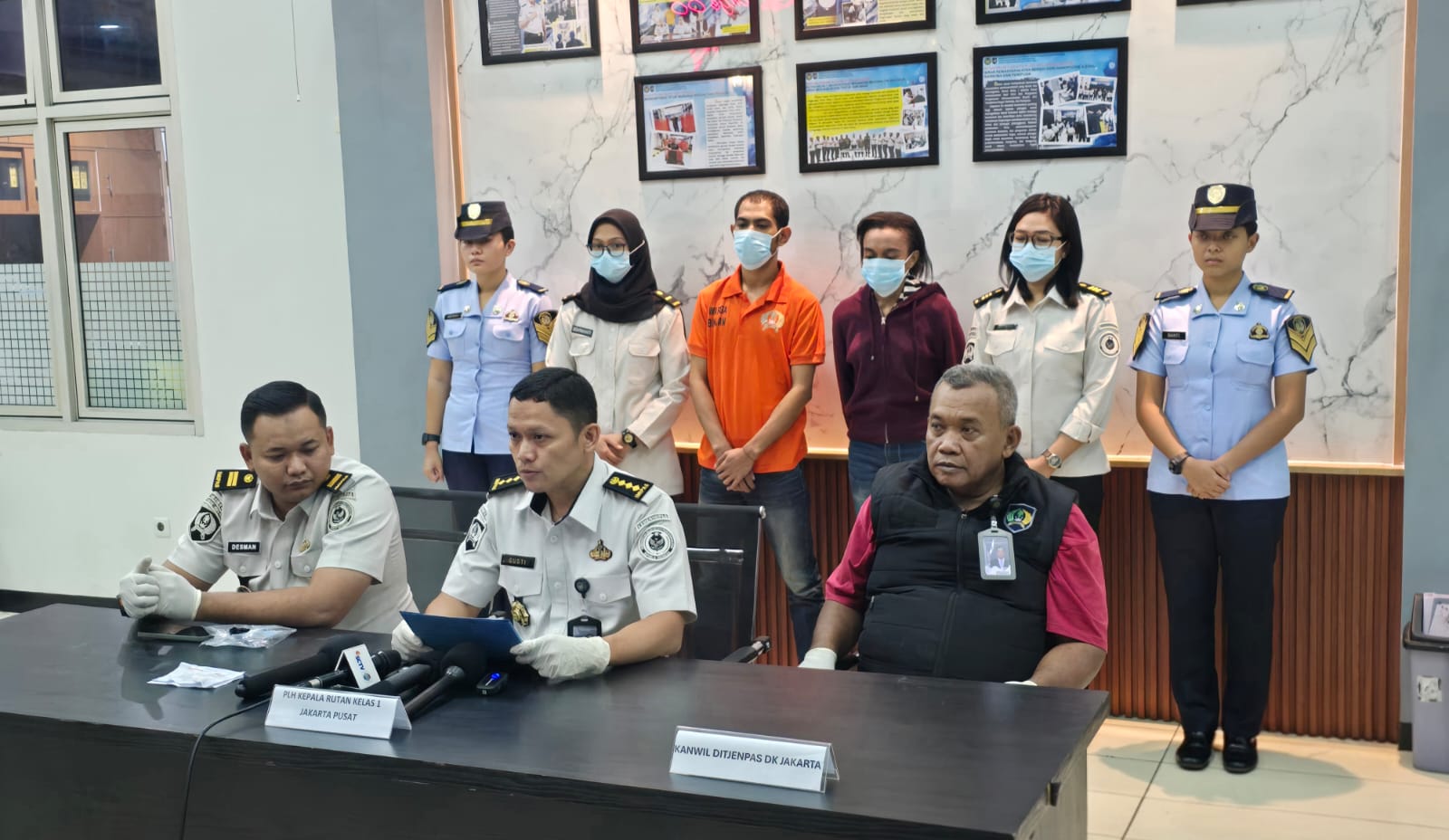 Petugas Rutan Kelas I Jakarta Pusat Kembali Gagalkan Penyelundupan Diduga Sabu yang Disembunyikan di Pakaian Dalam Pengunjung